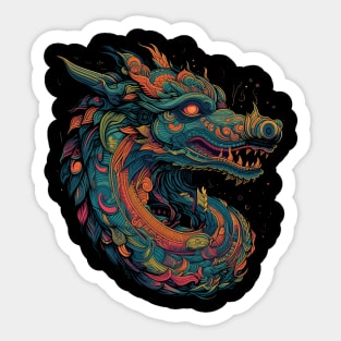 Unleash the Power of the Zodiac Dragon Sticker